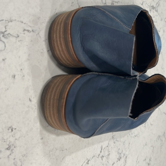 leather Lucky Brand Women's Cahill Loafer Flats in Navy Blue size 10 - Picture 5 of 5